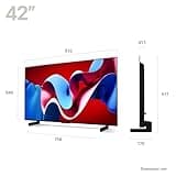 LG evo OLED42C44LA 42-Inch 4K UHD Smart TV, (α9 AI Processor, Dolby Atmos, Freeview Play and Amazon Alexa, 120Hz), Umber Brown [Model 2024]