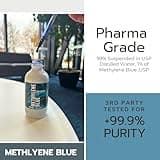JAB Labs Methylene Blue Pharmacuetical Grade, USP 4 oz Bottle