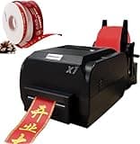 Upgraded Satin Ribbon Printer Machine,150mm/s, Digital Ribbon Printer 200dpi Foil Stamping Printer,Supports 50+ Languages for Gift Wrapping,Singlerow