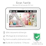 ELRO Baby BC3000 Babyphone Royale-Babyfon-mit 12,7 cm Touchscreen Monitor HD-und App, 1 Stück (1er Pack)