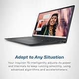 Dell Inspiron 15 3530 Laptop Notebook 15.6" FHD 120Hz Display, 13th Generation Intel Core i5-1334U, 16GB RAM DDR4, 512GB SSD, Intel Iris Xe Graphics, Windows 11 Home, English-UK Keyboard, Carbon Black