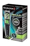 Remington Vacuum Beard and Stubble Trimmer (Vacuum to catch Trimmed Hair, Titanium Blades, Adjustable Comb, Detail Blade for Styling and Edging, Lithium Power, Cordless, 60-Minute Runtime) MB6850