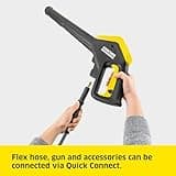 Kärcher K 4 Power Control Flex Pressure Washer, Pressure: max. 130 bar, Flow Rate: 420 l/h, Area Coverage: 30 m²/h, Water Filter, Weight: 11.5 kg, High-Pressure Flex Hose, Dirt Blaster, Spray Lance