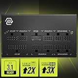 MSI MAG A750GL PCIE5 Power Supply Unit, 750W, 80 Plus Gold, Fully Modular, ATX 3.0, PCIe 5.0 GPU Support, Black Flat Cables, 7 Year Warranty