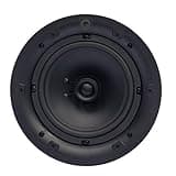Q ACOUSTICS QI65C 6.5" Ceiling Speaker Pair In-Ceiling Speakers for Home Audio, Hi-Fi Installation System, Moisture Proof Round & Square Magnetic Grilles, 60W
