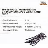 Vanilla Mart - Madagascan Vanilla Pods - Pack of 10 - Grade A Vanilla Beans - Premium Madagascar Vanilla - Vanilla Pods & Beans From Around The Globe