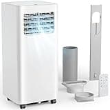 Air Conditioning Unit - Portable Air Conditioner, 4-in-1 - Cooling, Fan, Dehumidifier & Sleep Mode | Remote Control, Digital Display, 24H Timer,Window Kit,Energy Efficient | Covers 215 sq.ft