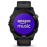 Garmin Forerunner 255 Music GPS 46mm Running Smartwatch, Lightweight, Music Storage, Advanced Training & Insights, Safety & Tracking Features, up to 14 days Battery Life, Black