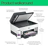 HP Smart Tank 7605 All in One Printer | Perfect for Home | Colour | Wireless, Ethernet | Print, Scan, Copy, Fax | Refillable, Includes up to 3 Years of Ink | 2-Sided Printing | Document Feeder