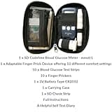 Codefree Blood Glucose Monitor | Diabetes Monitoring Meter Tester | Blood Sugar Testing Kit with Strips, Lancets, Case - in mmol/L