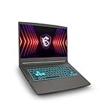 MSI Thin 15 Inch FHD Gaming Laptop - (Intel Core i5-12450H, NVIDIA GeForce RTX 4050, 16GB RAM, 512GB SSD, Windows 11 Home Plus) - Cosmos Grey