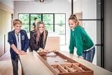 Longfield Games shuffleboard game with 30 discs 200 x 41 cm