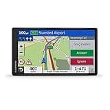 Garmin DriveSmart 55, GPS Sat Nav, 5.5" Edge to Edge Display, Map Updates for UK, Ireland and Full Europe, Live Traffic via app, Bluetooth Hands-free Calling, Voice Commands and Smart Features