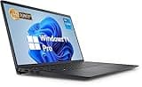 Dell 2024 Inspiron 15 Business Laptop, Free Microsoft Office 2021 with Lifetime License, 15.6" FHD 1920 x 1080, Intel 10-Core i5-1235U, 16GB DDR4 RAM, 512GB PCIe SSD, Windows 11 Pro, Black