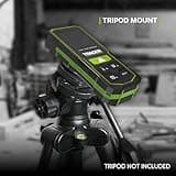 TRACER Laser Measure 100m (328ft), Portable Laser Measure Device with High-visibility Green Laser, Laser Distance Meter with Batteries and USB cable. IP54 Waterproof/Dustproof