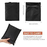 BBQ Cover Heavy Duty Large Waterproof, 3-4 Burner Gas BBQ Covers, Outdoor Barbecue Grill Cover PVC Coating Dust Protection, UV Protection with Storage Bag(145 x 61 x 117CM)