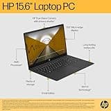 HP 15.6" Laptop | AMD Ryzen 3 7320U Processor | 8 GB RAM | 256 GB SSD | AMD Radeon Graphics | FHD Display | Up to 11hrs 15 mins battery | Win 11 | Dual Speakers | Jet Black | 15-fc0038sa