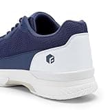 FitVille Mens Extra Wide Fit Tennis Trainers Badminton Squash Shoes with Arch Support Pickleball Volleyball Dark White 10.5 X-Wide
