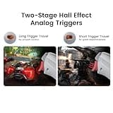 GameSir Nova Lite 2 Wireless PC Controller with Hall Effect Joysticks & Triggers, 2.4G & Wired 1000Hz Polling Rate, Remappable Buttons - Compatible with PC/Switch/Steam/Android (Grey)