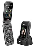 TTfone TT970 Whatsapp 4G Touchscreen Senior Big Button Flip Mobile Phone - With 8MP Camera and Hearing Aid Compatible - Easy and Simple to Use