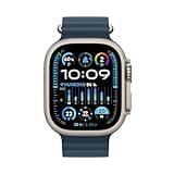Apple Watch Ultra 2 [GPS + Cellular, 49MM] Titanium Case with Blue Ocean Band - One Size(Renewed)