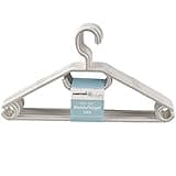Küche + Haushalt 20 hangers plastic white with anti-slip grooves made in Germany