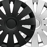Albrecht Auto-Zubehör 09095 Steel Wheel Trims Wheel Trims 15" Black Set of 4