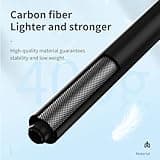 TELESIN 3M Extended Selfie Stick for Insta360 X5 X4 X3, 6 Lengths Settings for Selfies, Long Carbon Fiber Invisible Selfie Stick, Extendable Pole Monopod for Go Pro Hero 13 12 11 DJI OSMO Action 5 Pro