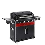Char-Broil Gas2Coal 440 Hybrid Grill Gas Barbecue, Black