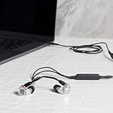 Shure Wired Sound Isolating Earbuds, High Definition Sound plus Natural Bass, Three Drivers, In-Ear Fit, Detachable Cable, Durable Quality, Compatible with Apple and Android Devices, Clear, Aonic 5