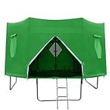 Foldable Trampoline, 6ft 8ft 10ft 12ft 14ft Trampoline Tent, Tra-mpoline Top Round Shade Cover, Foldable Design, Waterproof And Sunscreen For Birthday Parties, Picnics, And Community Activities