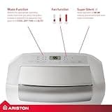 Ariston MOBIS PLUS 10 UK portable air conditioner, 10000 BTU, A+ energy class, white - Manufactured to be installed in UK (3381530)