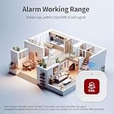 OOCOME Wifi Elderly Panic Call Button Alarm, Home Emergency Pager Alert System for Seniors/Patient/Handicapped/Kids, Smart SOS Wireless Caregiver Life Alert, APP Monitoring, No Monthly Fee