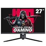 KOORUI 27 Inch Gaming Monitor 144 Hz, QHD 1440P, 1ms, DCI-P3 90%, Adpitive Sync, Ultra Slim Screen, VESA Mountable, HDMI/DP