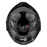 LS2 FF901 Advant X Carbon Black Modular 180° Flip Front Dual Visor Full Face Motorbike Helmet Sport. ECE 22.06 Certified. Complete With Pinlock and Luxury Camo Backpack Style Carry Bag - XS (53-54cm)
