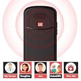 ukuu Unlocked Elderly Phone with Easy-to-Use Big Button, SOS, Speed Dial, 800mAh Battery, Bluetooth, and Charging Dock - Black