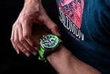Vostok Europe Men's Watch Expedition North Pole Solar Chronograph with 2 Straps in Various Designs, Green / green, Strap.