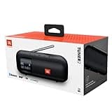 JBL Tuner 2 Portable Radio, Bluetooth Speaker with DAB and FM Radio, 12 Hours of Wireless Music, Black
