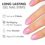 MOYOU LONDON Semi Cured Gel Nail Strips - 20 Pcs. Nail Wraps for Salon-Quality Manicure - Works with Any UV Lamp - Easy to Apply, Trim, & Remove Gel Stickers