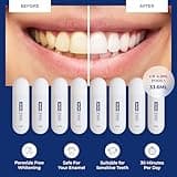 Teeth Whitening Kit - Pap Tooth Whitener Formulated by Dentists Made in Britain - LED Activated Gel Pods for a Brighter Smile - SMILE:NOW (33.6ml (Pack of 1), Peppermint)