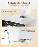 HAVA 2025 NEW Upgraded Table Top Dishwasher with Water Softener and Enhanced Energy Efficiency, Portable Dishwasher with 8 Wash Programs, Child Lock & Delayed Start Function, No Installation Needed