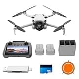 DJI Mini 4 Pro Fly More Combo with DJI RC 2 (screen remote controller), Folding Mini-Drone with 4K HDR Video Camera for Adults, Under 0.549 lbs/249 g, 34-Min Flight Time, 2 Extra Batteries