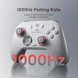 GameSir Nova Lite 2 Wireless PC Controller with Hall Effect Joysticks & Triggers, 2.4G & Wired 1000Hz Polling Rate, Remappable Buttons - Compatible with PC/Switch/Steam/Android (Grey)