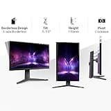 LG UltraGear 4K Gaming Monitor 32GR93U, 31.5 inch, 4K, 144Hz, 1ms GtG, IPS Display, HDR 10, NVIDIA G-Sync & AMD FreeSync compatible, Smart Energy Saving, Displayport, HDMI