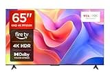 TCL 65PF650K 65-inch 4K Ultra HD, HDR TV, Smart LED Fire TV (Dolby Vision, Dolby Atmos, DTS, HDR 10, Alexa built-in, Airplay2, Miracast)