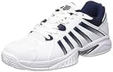K-Swiss Performance Men's Receiver V Tennis Shoe, White/Peacoat/Silver, 10 UK