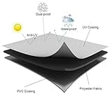 Grill Barbecue Cover 145x61x117CM, Gas BBQ Cover Waterproof Barbecue Cover Outdoor Gas BBQ Grill Cover Windproof, Dust Protection, Rip-proof & UV Protection with Storage Bag