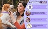 Cat Repellent Treatment, Cat Repellent Collars, Adjustable Cat Repellent Collar, Waterproof, Reflective, Natural Repellent Cat Collar(Single Pack, Purple)