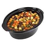 Russell Hobbs Slow Cooker [7L, 320W] (Cooks 8 Portions, Stainless Steel, Removable Ceramic Pot, 3 Temperature settings, Dishwasher Safe, Cool Touch Handles,) Matte Black Slow-Cooker 27720