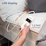 Russell Hobbs Electric Blanket, Sherpa Fleece Heated King Fitted Underblanket, 6 Heat Settings & 10 Hour Auto Shut Off, Energy Efficient, Machine Washable, 2x Remote, 150 X 200 cm, 120W, RHEDB8002